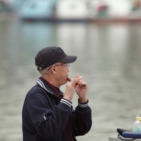 今天丰庆公园的活动。群众以及模特