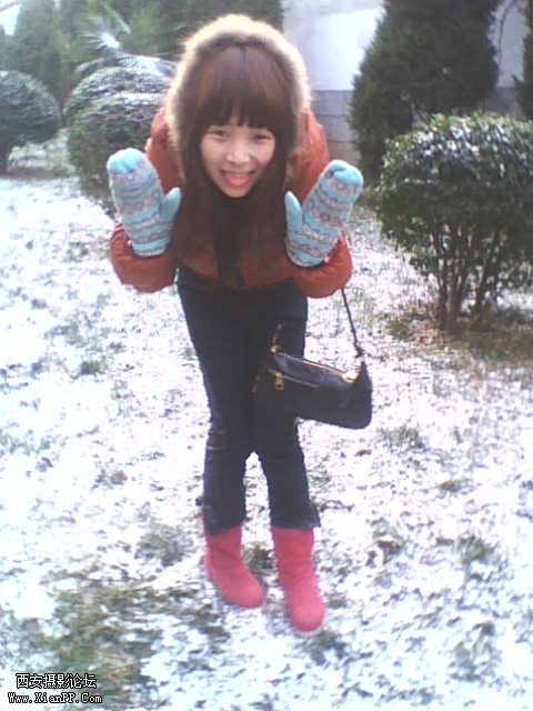 下雪了~