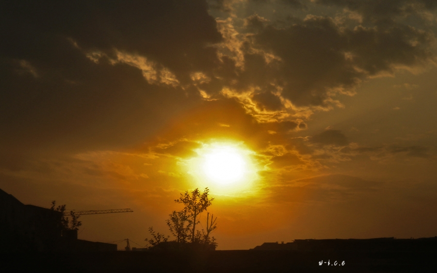 夕阳