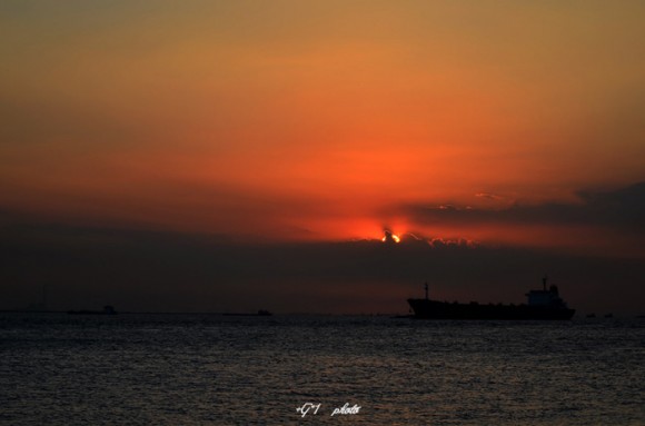 『夕阳』