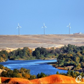 新疆五彩滩风光