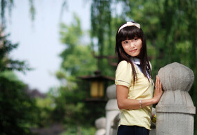 阳光美女