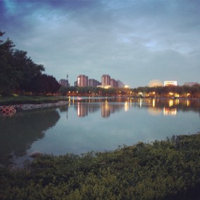 曲江湖夜景