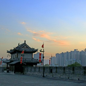 雨后城楼