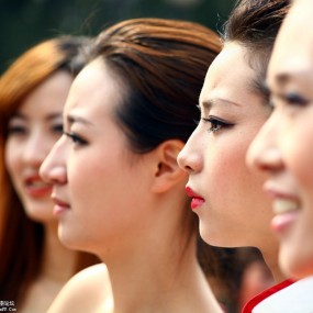 美女的微笑
