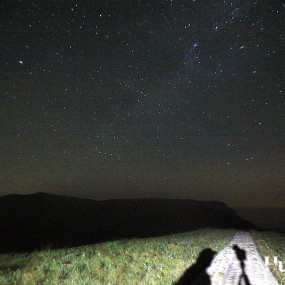 浩瀚的夜空，寂静中有我孤独的陪伴！