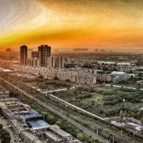 爆炸夕阳