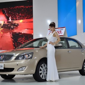 曲江车展之英伦靓模