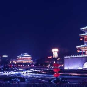 西安钟楼夜景