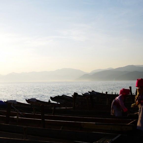 泸沽湖风光