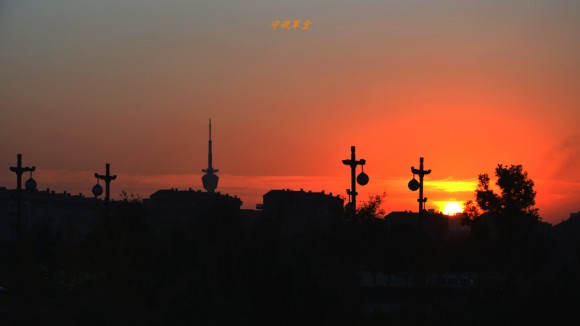 夕阳西下--拍于曲江