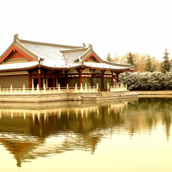 雪落芙蓉园