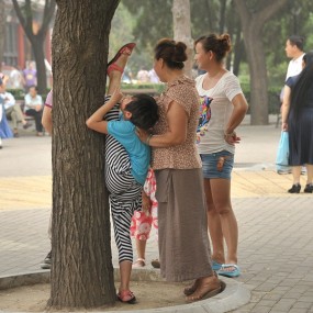起跑线上