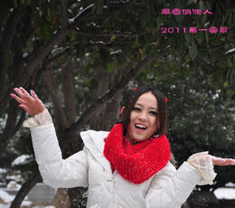 雪与美女