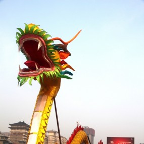新年雁塔行