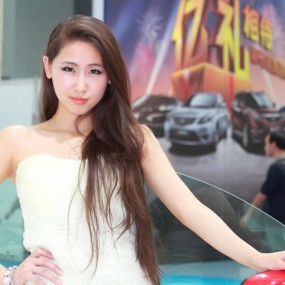 国庆车展作业之性感车模篇二