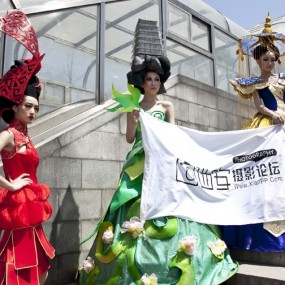 2011年4月23日“世园会”服装摄影花絮