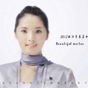 2012曲江车展美女服务员