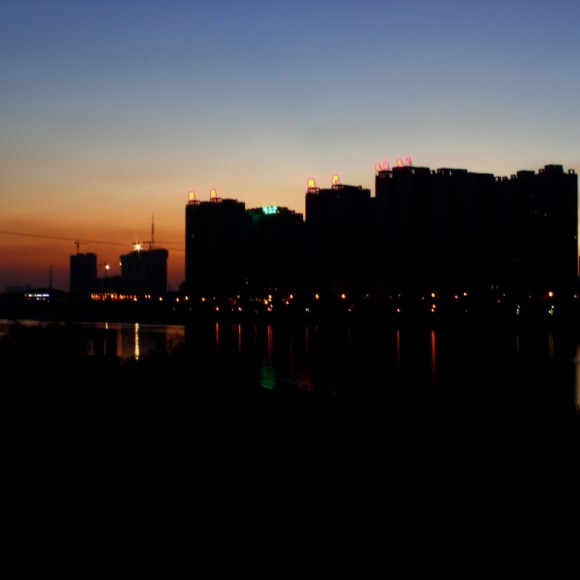 咸阳的黄昏
