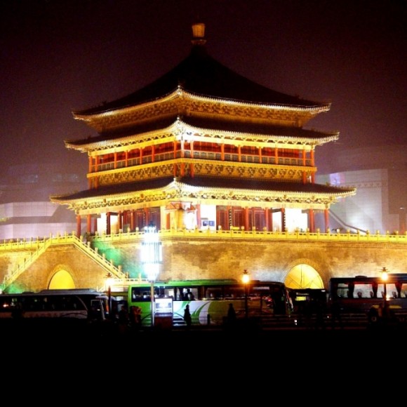 钟楼夜景