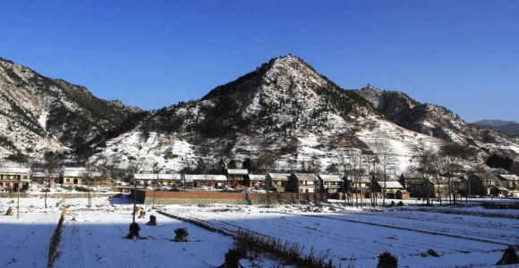 雪后山村