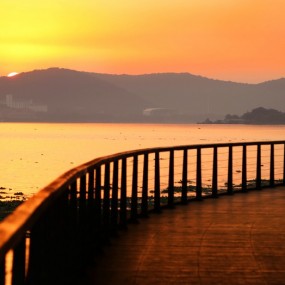 夕阳西下