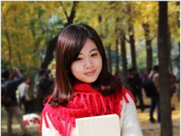 银杏遇美人！