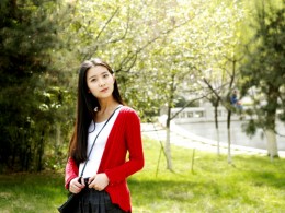小雁塔拍美女