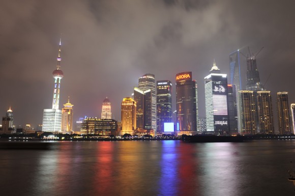 油画般的上海夜景